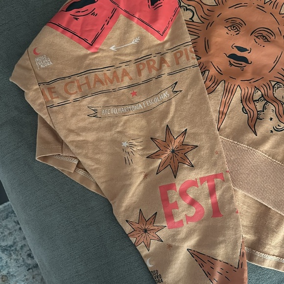 Farm Rio cropped sweatshirt size S - Picture 4 of 7